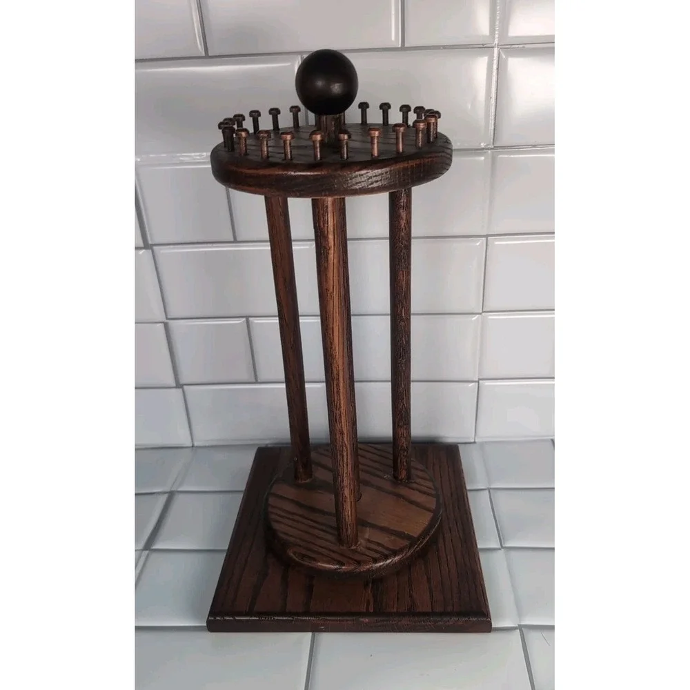 Wood Jewelry Necklace Carousel 15